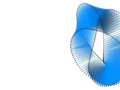 Mobius Parametric Facade Design Grasshopper Rhino 3d 3D model