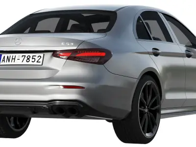 Mercedes-Benz E53 AMG sedan 2021 3D model