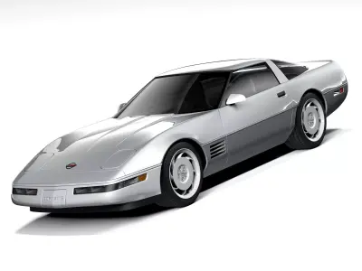 Chevrolet Corvette C4 ZR1 1990-1995 3D model