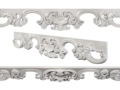Classic carved 146 3D model