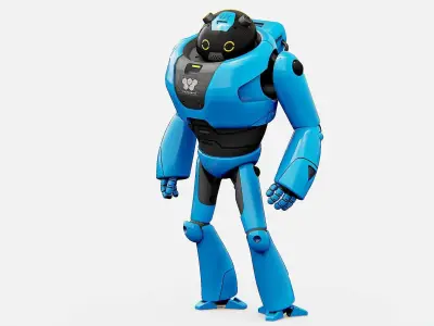 TOY BOT TILO Rigged for Unreal Engine - Unity - MIXAMO 3D model