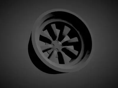 RS Watanabe scalable and Printable rim 3D print model