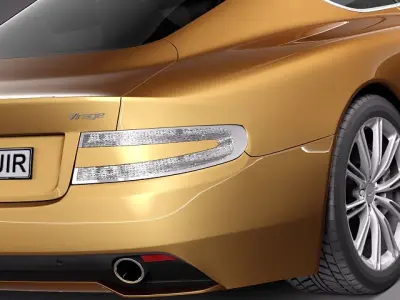 Aston Martin Virage 2012 3D model