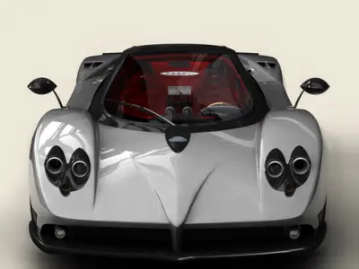 Pagani Zonda F 3D model