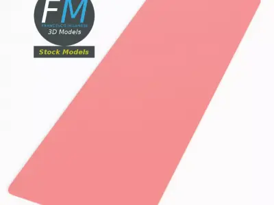 Yoga mat 3D model