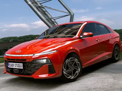 Hyundai Accent 2024 3D model