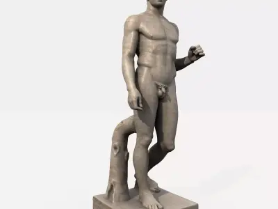 Doryphoro Classical Greek Sculpture 3D model