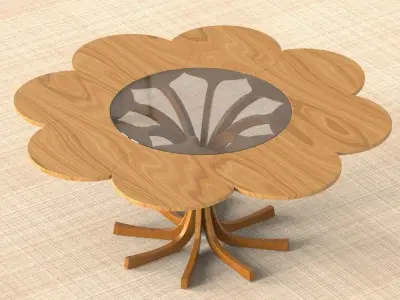 Bespoke Luxury Table Free low-poly 3D model