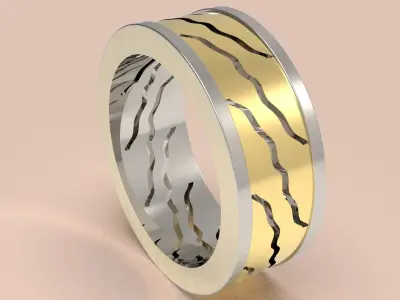 Designer Ring  3D print model