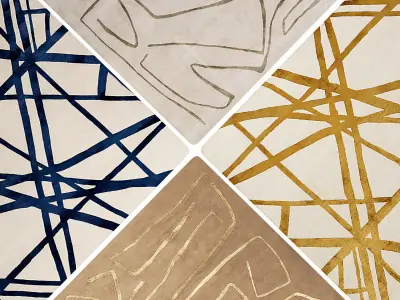 Four rugs by Corner Design 3D model