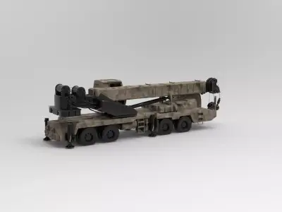 Crane Truck 3D print model