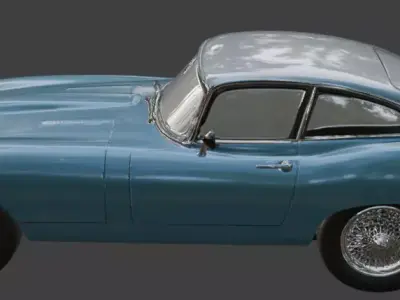 1961 Jaguar E-Type 3D Printable Model 3D print model
