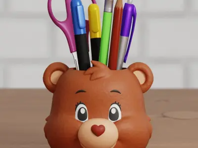 Care Bears 80s Planter Retro Pen Holder 3D print model