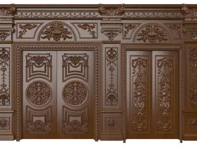 Royal Door 8 3D model