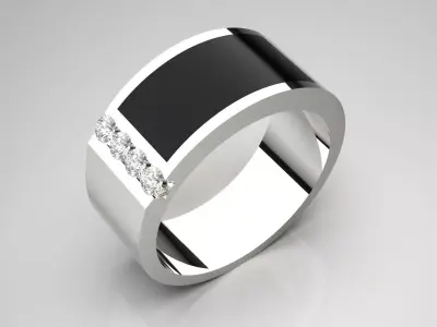 luxury man ring mr0220 3D print model
