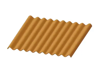 Plastic Exquisite Asbestos Sheet Toy 3D model