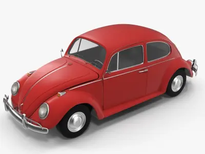 Volkswagen Fusca 3D model