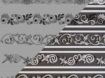 Ornament Trim Vol 02 3D model