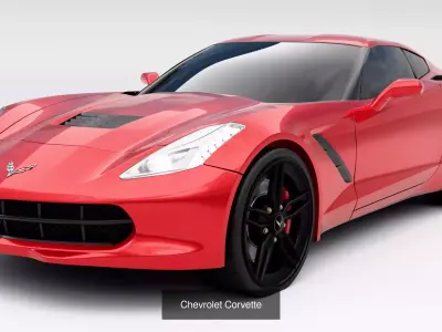 Chevrolet Car Collection 3D Model Pack