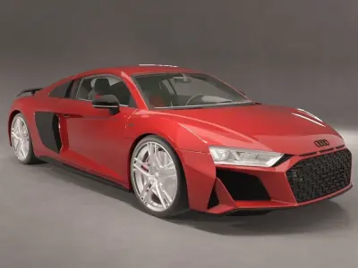 Audi-Car 3D Model audi sports car 3D model