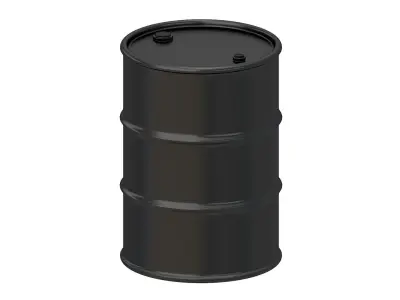 Barrel Black 3D model