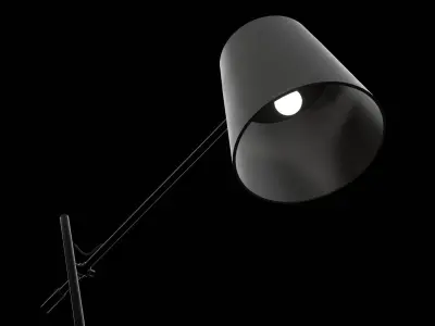 PBR Floor Lamp 3D model