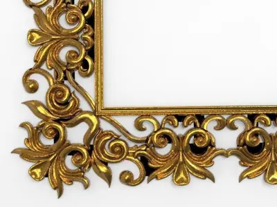 carved frame 3D model shop