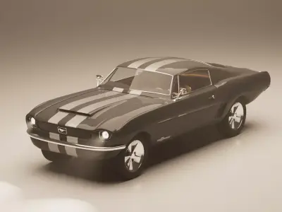 Ford Mustang 1967 3D model