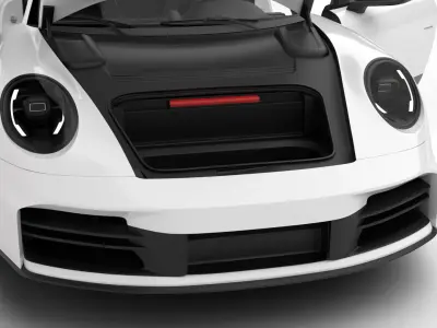 Porsche 911 Carrera T 2025 HQ 3d model 3D model