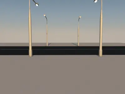 Street Lights 3D model