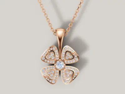 Flower Fiorever Pendant 3d print model C 71 3D print model