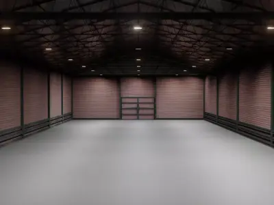 WAREHOUSE interior in the classic style model 3D model