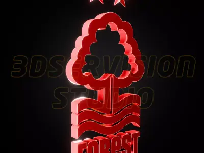 Nottingam Forest logo - Cinematic - 3D print 3D model