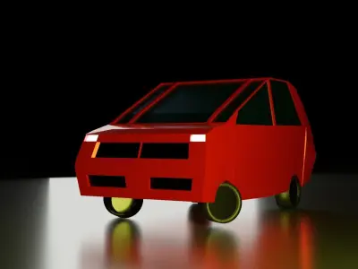 Free Low Poly Car Free 3D model