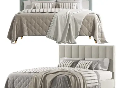 Colette bed 3D model