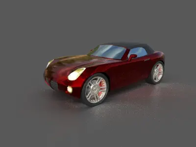 SOLSTICE ROADSTER REPLICA Low-poly 3D model