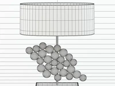 Villa Lumi - Ethnic Table Lamp 3D model