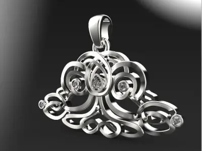 Pendant tree of life 3D print model