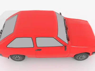 80s Hatchback 3D model