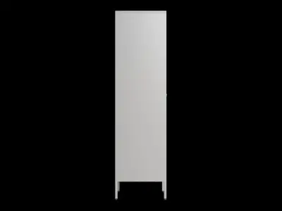 Tall Cabinet Locker Low-poly 3D model