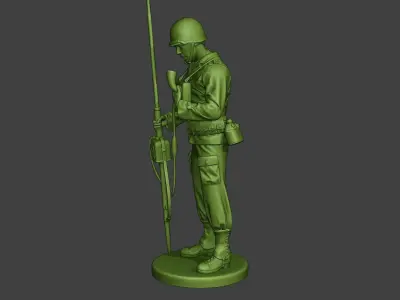 American engineer soldier ww2 Talk Radio A9 3D print model
