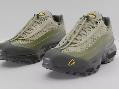 Corteiz x Nike Air Max 95 Sequoia 3D model