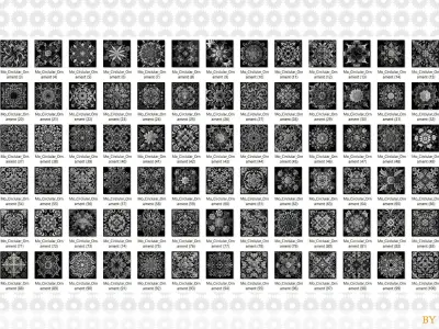 Mega collection of decorative ornaments 3D model