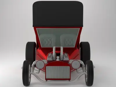 Uncertain-T Custom Hot Rod 3D model