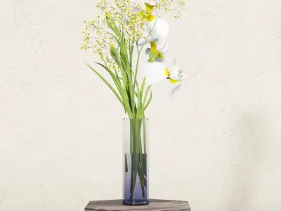 Flower bouquets 06 3D model