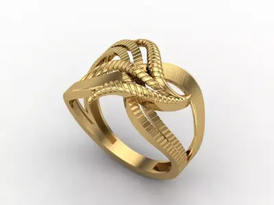 Women Plain Ring STL Models Womens Ring 3dmodels 3D print model 3D print model 52