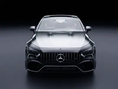 Mercedes GT63s Low-poly 3D model