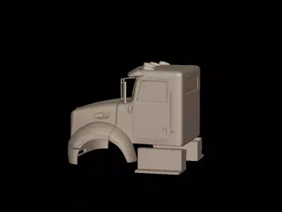 peterbilt 335 2005 truck 3d print model 3D print model