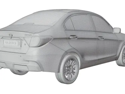 Proton Saga G3 2016 3D model