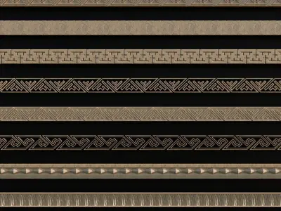 Ornament Pack Vol 21 - Baroque Greece Modern 3D model